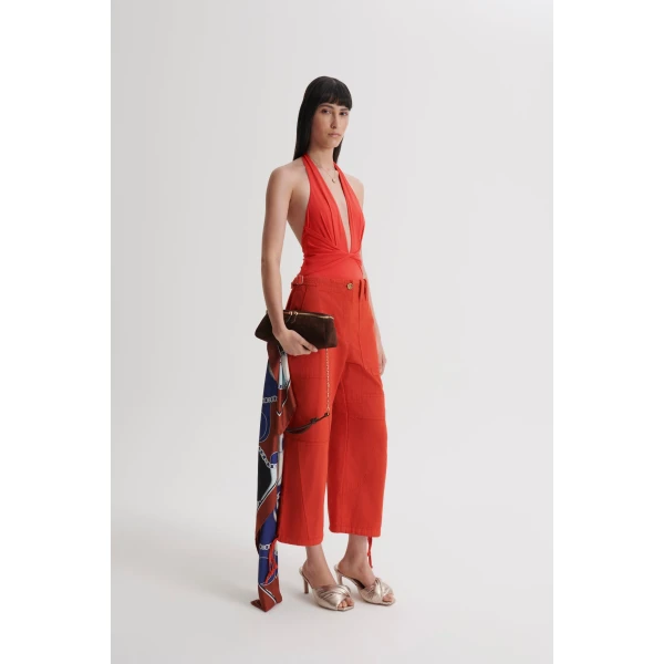 Scanlan Theodore Turban Drape One Piece in Morocco | Swimsuits | Luxury Shoes 