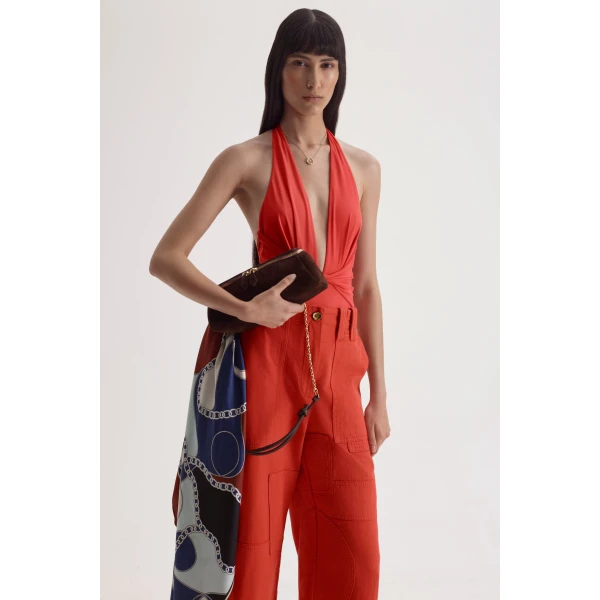 Scanlan Theodore Turban Drape One Piece in Morocco | Swimsuits | Luxury Shoes 