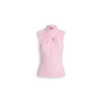 Scanlan Theodore Turban Sleeveless Top in Pink | Tops | Luxury Shoes 