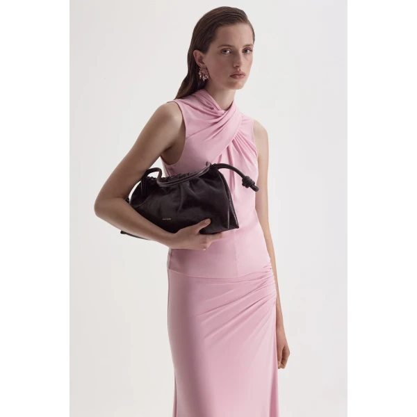 Scanlan Theodore Turban Sleeveless Top in Pink | Tops | Luxury Shoes 