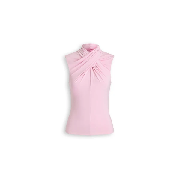 Turban Sleeveless Top in Pink
