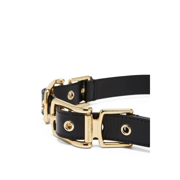Scanlan Theodore Twin Saddle Buckle Belt 2.5 in Black | Belts | Luxury Shoes 