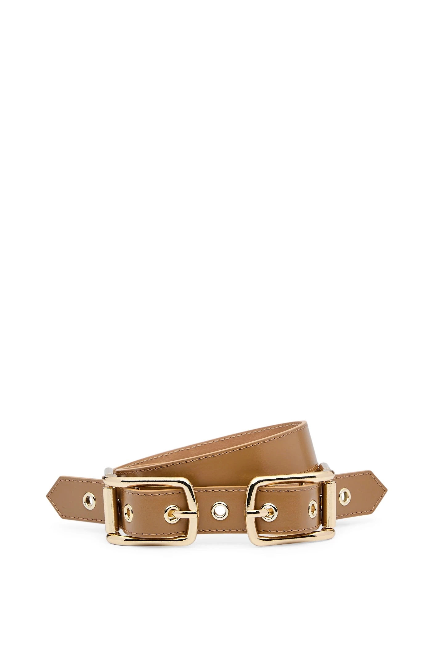Scanlan Theodore Twin Saddle Buckle Belt 2.5 in Bronze Scanlan Theodore Twin Saddle Buckle Belt 2.5 in Bronze | Belts | Luxury Shoes