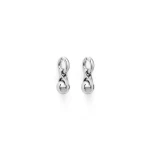 Scanlan Theodore Wishbone Huggie Earrings in Silver | Earrings | Luxury Shoes 