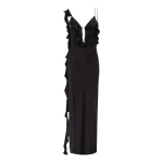 Shona Joy Agnes Ruffle Slip Bias Maxi Dress