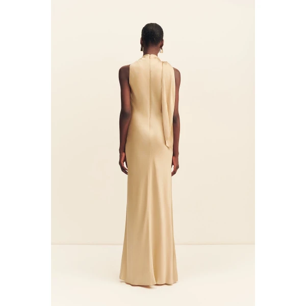 Shona Joy Agnes Tie Cut Out Maxi Dress