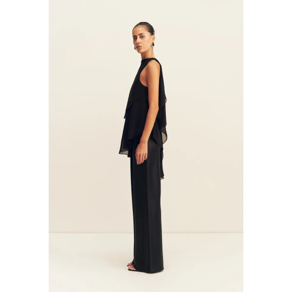 Shona Joy Amina Asymmetrical Tiered Top