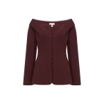 Shona Joy Asher Off Shoulder Fitted Top