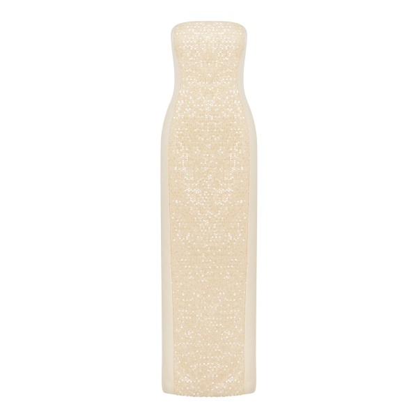 Shona Joy Eluna Panelled Sequin Maxi Dress