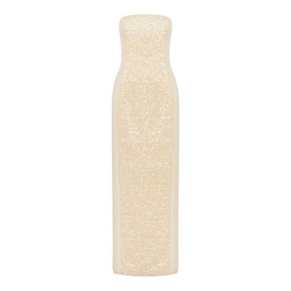 Shona Joy Eluna Panelled Sequin Maxi Dress