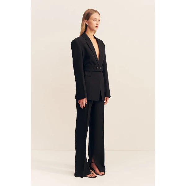 79% GRS Certified Recycled Polyester 17% Viscose 4% Elastane