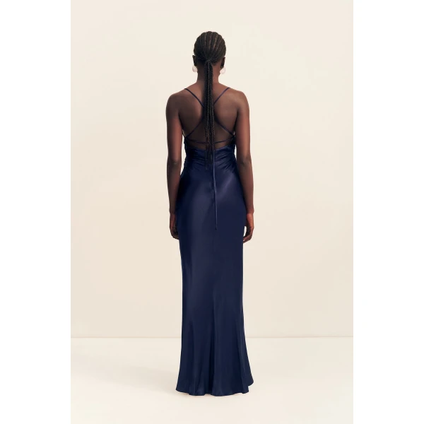 Shona Joy La Lune Lace Back Maxi Dress