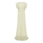 Shona Joy Labyrinth Sheer Lace Panelled Maxi Dress