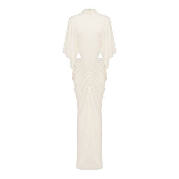 Shona Joy Miro Slinky Jersey Cape Draped Maxi Dress