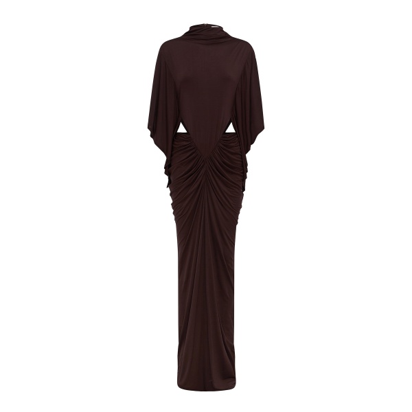 Shona Joy Miro Slinky Jersey Cape Maxi Dress