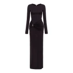 Shona Joy Miro Slinky Jersey Gathered Maxi Dress