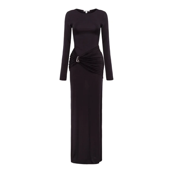 Miro Slinky Jersey Gathered Maxi Dress