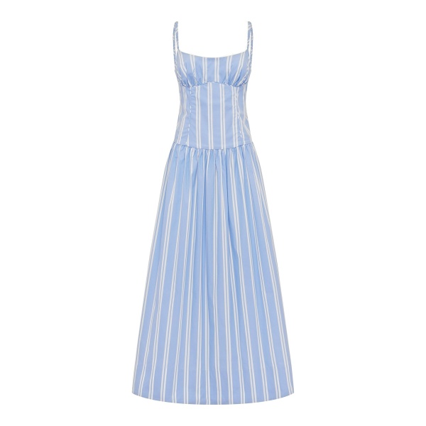 Shona Joy Omri Panelled Bustier Maxi Dress