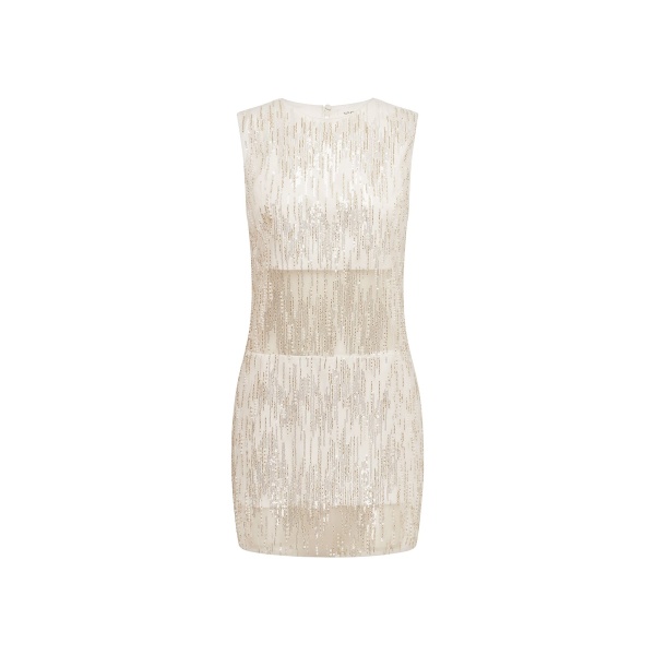 Shona Joy Viva Sequin Spliced Mini Dress