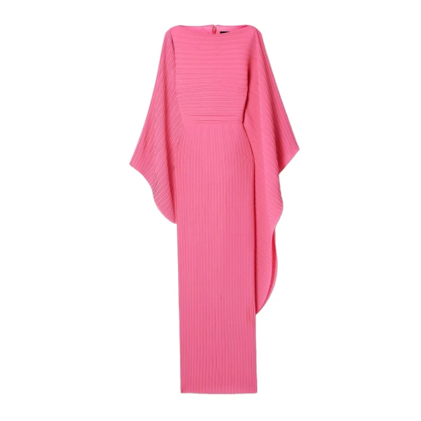 Solace London The Adami Maxi Dress in Powder Pink | Maxi Dresses | Luxury Shoes 