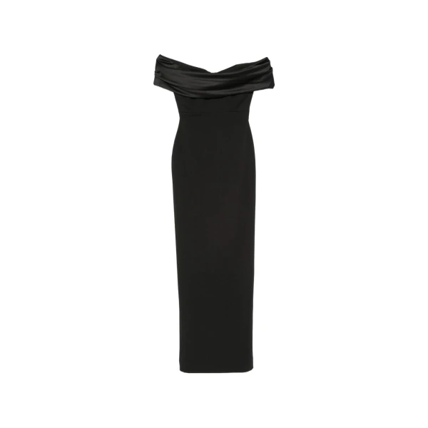 Solace London The Adele Maxi Dress in Black | Maxi Dresses | Luxury Shoes 