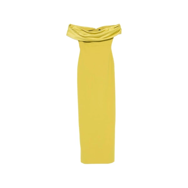 Solace London The Adele Maxi Dress in Chartreuse | Maxi Dresses | Luxury Shoes 