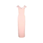 Solace London The Adele Maxi Dress in Pale Pink | Maxi Dresses | Luxury Shoes 