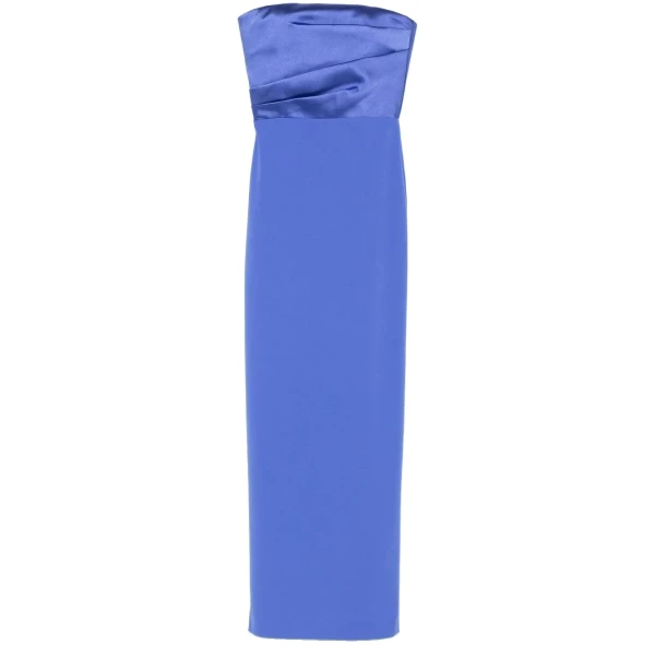 The Afra Maxi Dress in Iris Blue