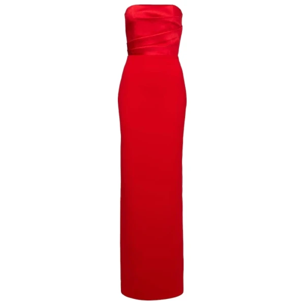 Solace London The Afra Maxi Dress in Red | Maxi Dresses | Luxury Shoes 
