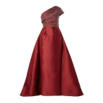 Solace London The Alba Crystal Maxi Dress in Ruby | Maxi Dresses | Luxury Shoes 