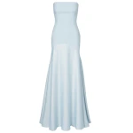 Solace London The Alessandra Maxi Dress in Arctic Blue | Maxi Dresses | Luxury Shoes 