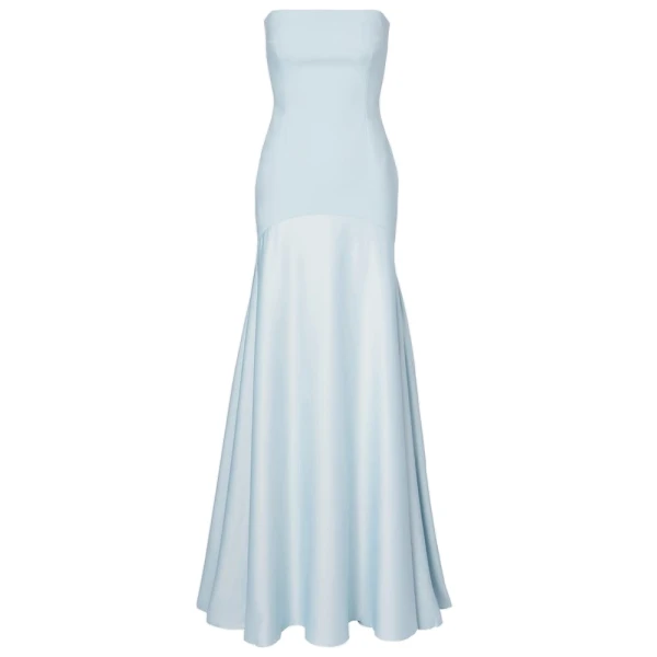 Solace London The Alessandra Maxi Dress in Arctic Blue | Maxi Dresses | Luxury Shoes 
