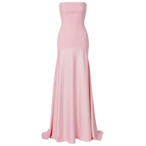 Solace London The Alessandra Maxi Dress in Powder Pink | Maxi Dresses | Luxury Shoes 