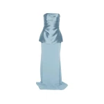 Solace London The Alia Maxi Dress in Slate Blue | Maxi Dresses | Luxury Shoes 