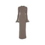 Solace London The Alicia Maxi Dress in Flint | Maxi Dresses | Luxury Shoes 