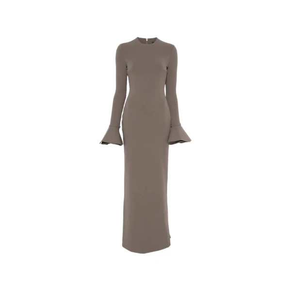 Solace London The Alicia Maxi Dress in Flint | Maxi Dresses | Luxury Shoes 