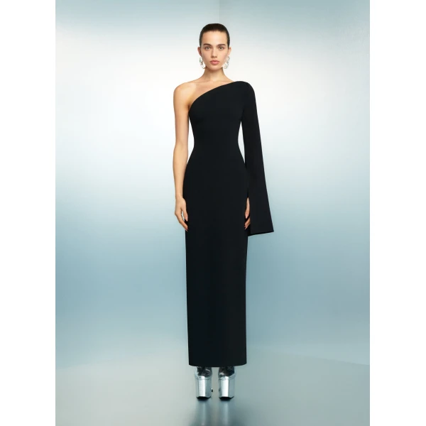 Solace London The Alina Maxi Dress in Black
