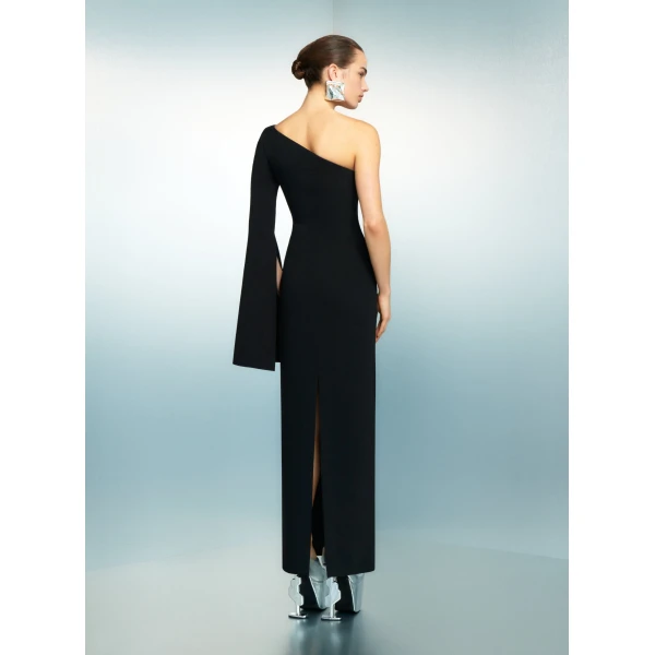 Solace London The Alina Maxi Dress in Black