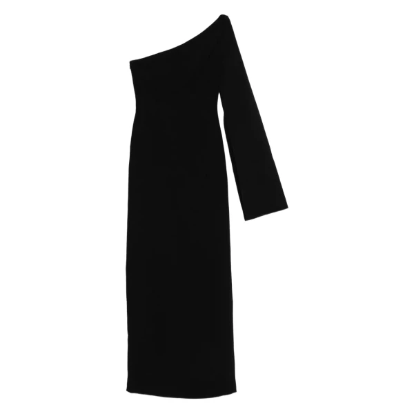 Solace London The Alina Maxi Dress in Black | Maxi Dresses | Luxury Shoes 