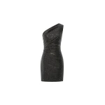 Solace London The Allyson Mini Dress in Black | Mini Dresses | Luxury Shoes 