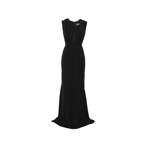 Solace London The Althea Maxi Dress in Black | Maxi Dresses | Luxury Shoes 