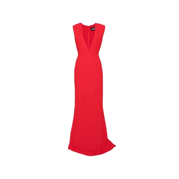 The Althea Maxi Dress in Red