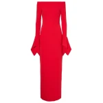 Solace London The Amalie Maxi Dress in Red | Maxi Dresses | Luxury Shoes 