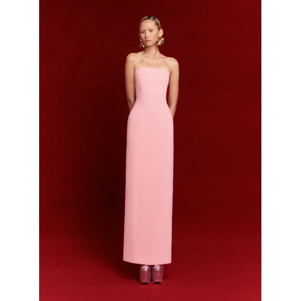 Solace London The Anderson Maxi Dress in Powder Pink