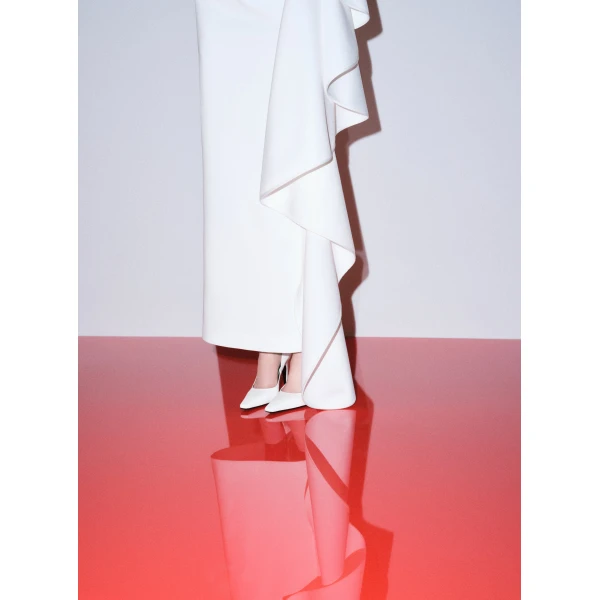 Solace London The Andress Maxi Dress in Cream