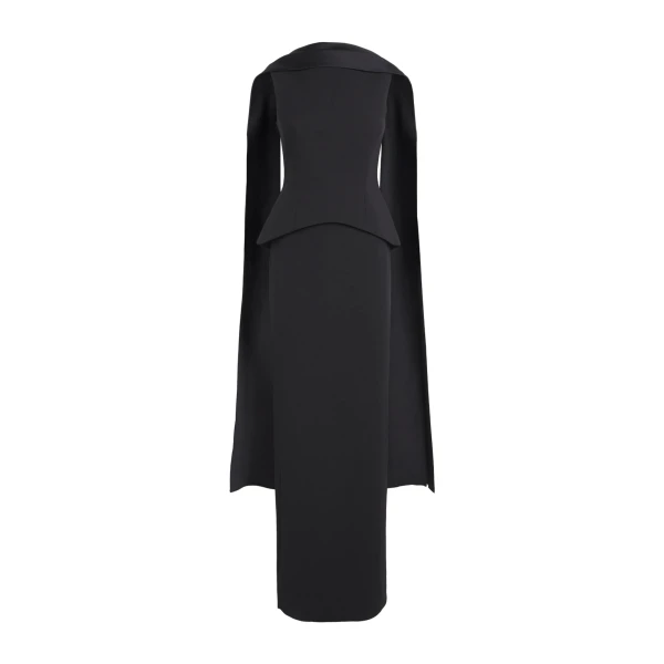 Solace London The Annie Maxi Dress in Black | Maxi Dresses | Luxury Shoes 