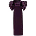 Solace London The Arla Maxi Dress in Aubergine | Maxi Dresses | Luxury Shoes 