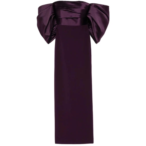 The Arla Maxi Dress in Aubergine