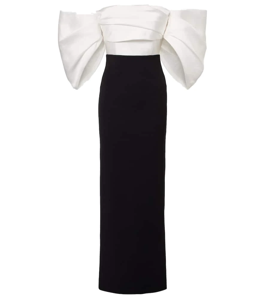 Solace London The Arla Maxi Dress in Cream and Black Solace London The Arla Maxi Dress in Cream and Black | Maxi Dresses | Luxury Shoes