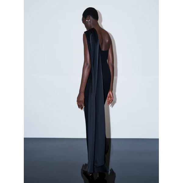 Solace London The Audran Maxi Dress in Black
